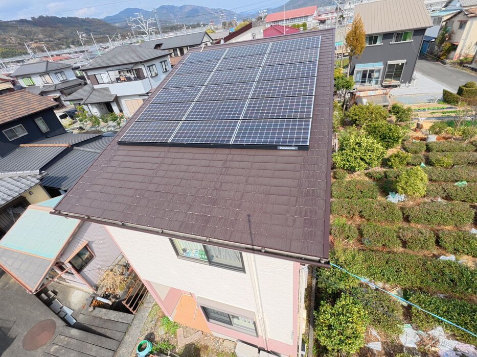 画像9776：浜松市中央区下石田町で外壁塗装（シリコン）・屋根カバー工法（IGスーパーガルテクト）で施工！
