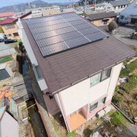 画像9777：浜松市中央区下石田町で外壁塗装（シリコン）・屋根カバー工法（IGスーパーガルテクト）で施工！
