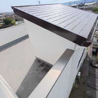 画像9778：浜松市中央区下石田町で外壁塗装（シリコン）・屋根カバー工法（IGスーパーガルテクト）で施工！
