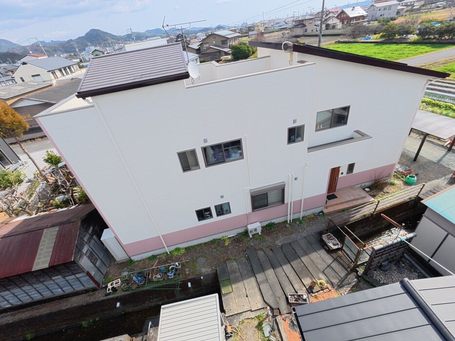 画像9782：浜松市中央区下石田町で外壁塗装（シリコン）・屋根カバー工法（IGスーパーガルテクト）で施工！